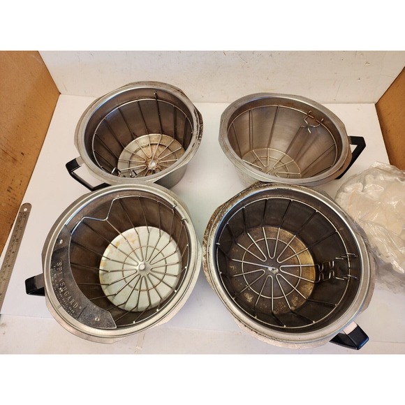 Lot 2 Fetco Grindmaster ABB1.5SS Stainless Steel Brewing Funnel Free Shipping - Picture 5 of 13